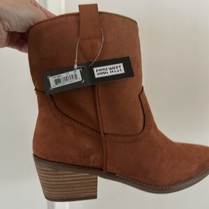 Cowboy boots! Whiskey color, 8.5. Super cute.  NIB with tags.